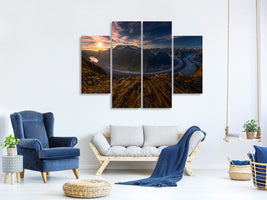 4-piece-canvas-print-gilkey-glacier-lookout