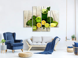 4-piece-canvas-print-ingredients-green-smoothie