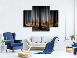 4-piece-canvas-print-mystic-wood