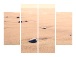 4-piece-canvas-print-pebbles-in-the-sand