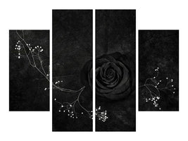 4-piece-canvas-print-rose-noire