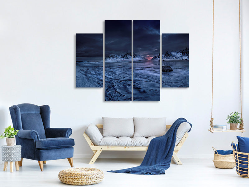 4-piece-canvas-print-skagsanden-beach-lofoten