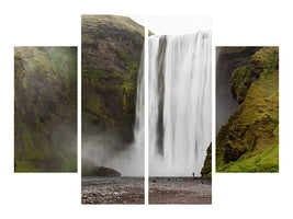 4-piece-canvas-print-skogafoss