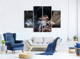 4-piece-canvas-print-smoking-ii