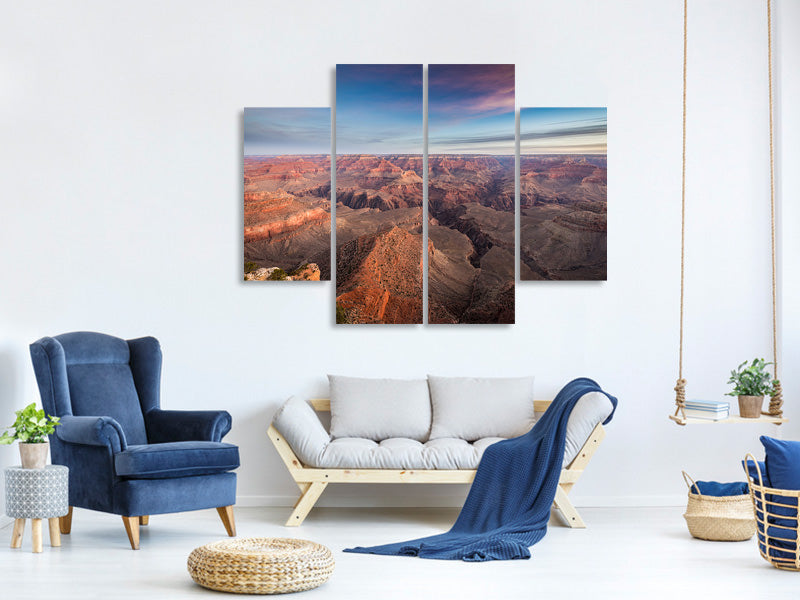 4-piece-canvas-print-south-rim-sunrise