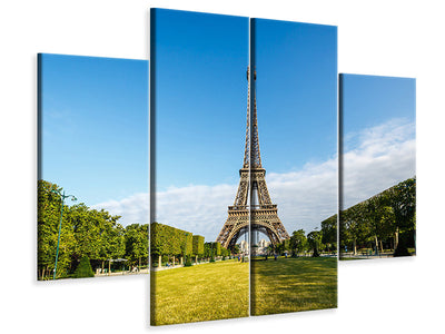 4-piece-canvas-print-the-eiffel-tower-in-paris