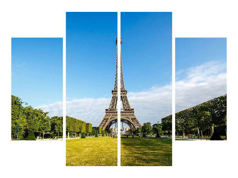 4-piece-canvas-print-the-eiffel-tower-in-paris