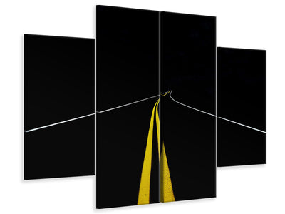 4-piece-canvas-print-the-road-to-nowhere