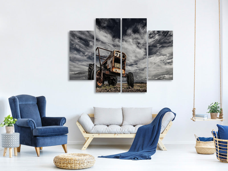 4-piece-canvas-print-the-scream