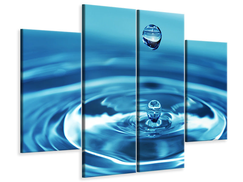 4-piece-canvas-print-the-water-drops