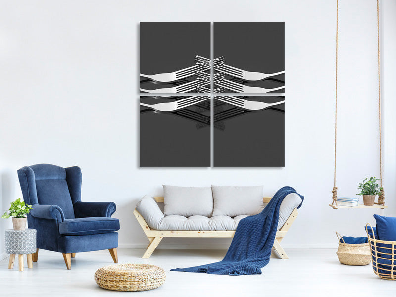 4-piece-canvas-print-three-forks