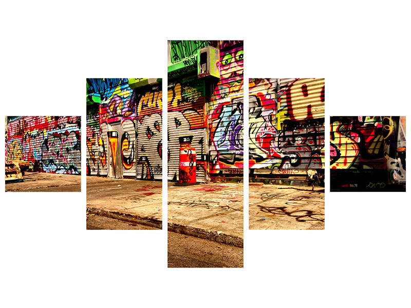 5-piece-canvas-print-graffiti-ny