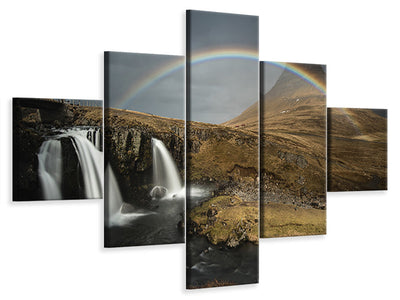 5-piece-canvas-print-kirkjufell-iceland