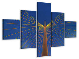 5-piece-canvas-print-metal-angel