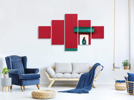 5-piece-canvas-print-red-and-green