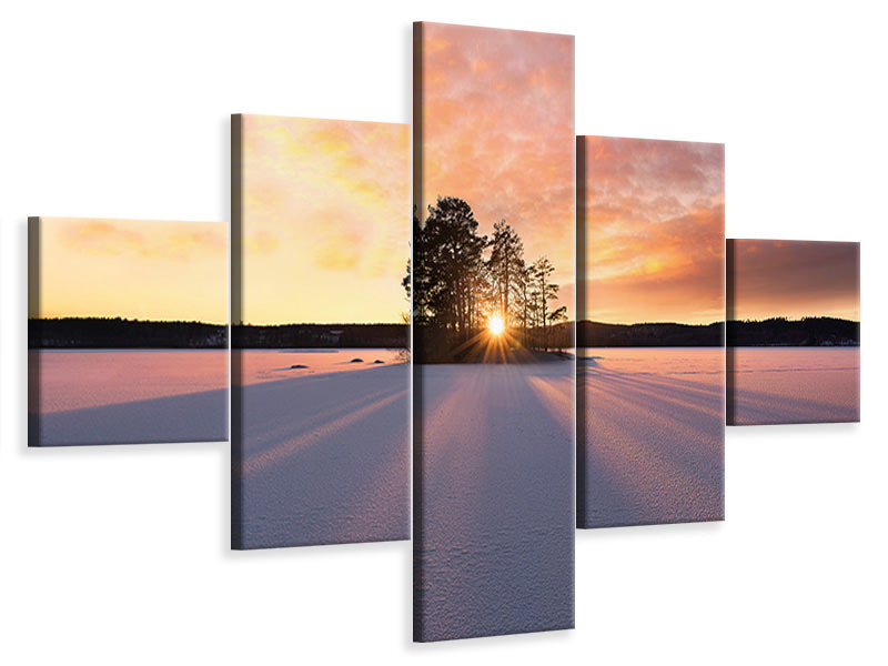 5-piece-canvas-print-sun-kissed