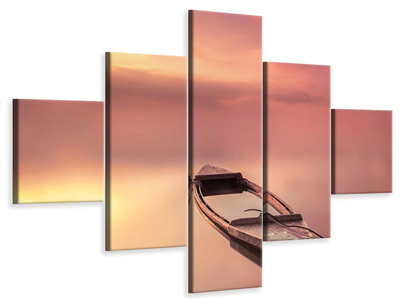 5-piece-canvas-print-the-boat