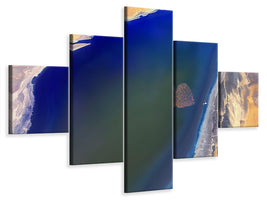 5-piece-canvas-print-the-heart