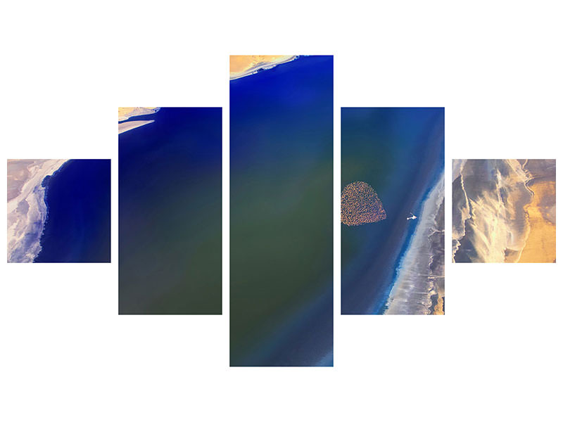 5-piece-canvas-print-the-heart