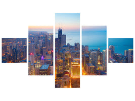 5-piece-canvas-print-the-magnificent-mile