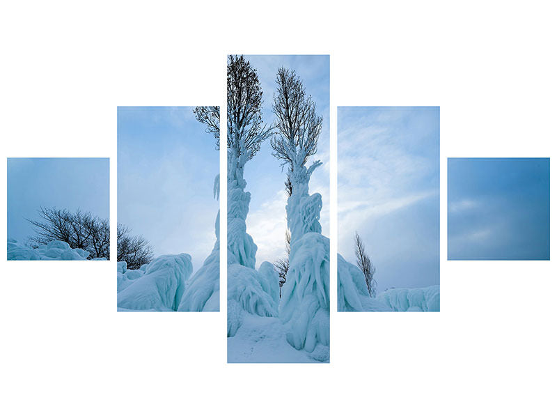 5-piece-canvas-print-warmth-in-the-cold