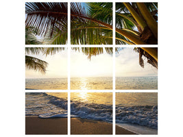 9-piece-canvas-print-beach-view