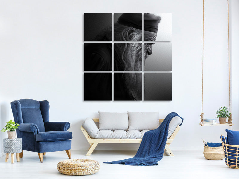 9-piece-canvas-print-the-monk