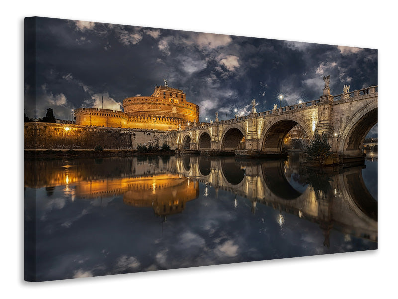 canvas-print-arches-and-clouds