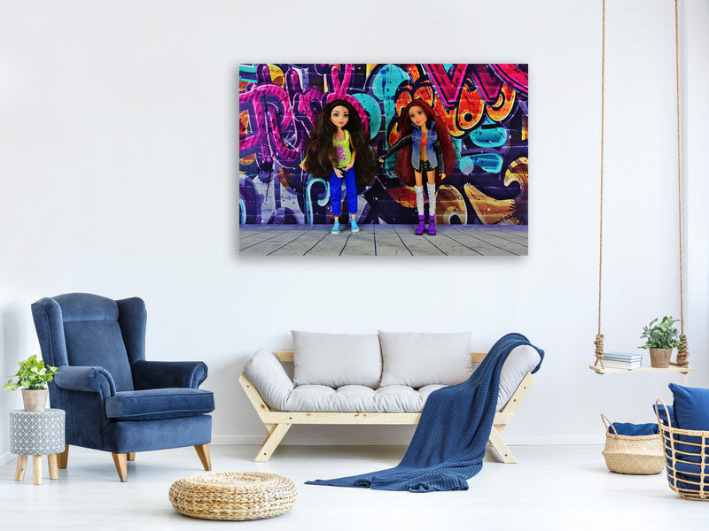 canvas-print-graffiti-dolls