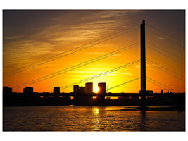 canvas-print-skyline-dusseldorf-at-sunset