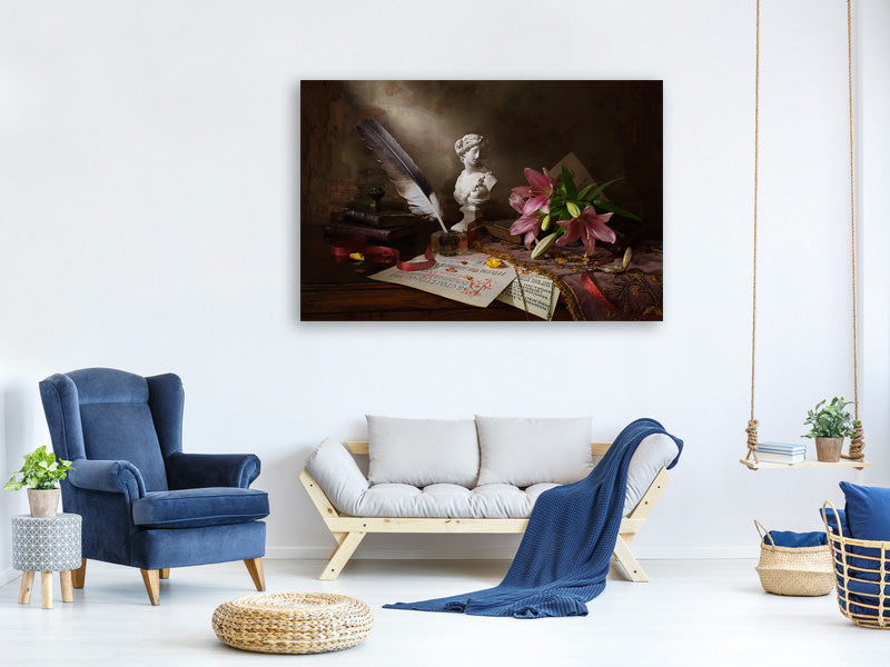 canvas-print-still-life-with-lily-and-bust