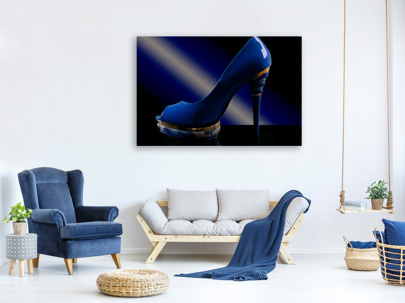 canvas-print-the-blue-high-heel