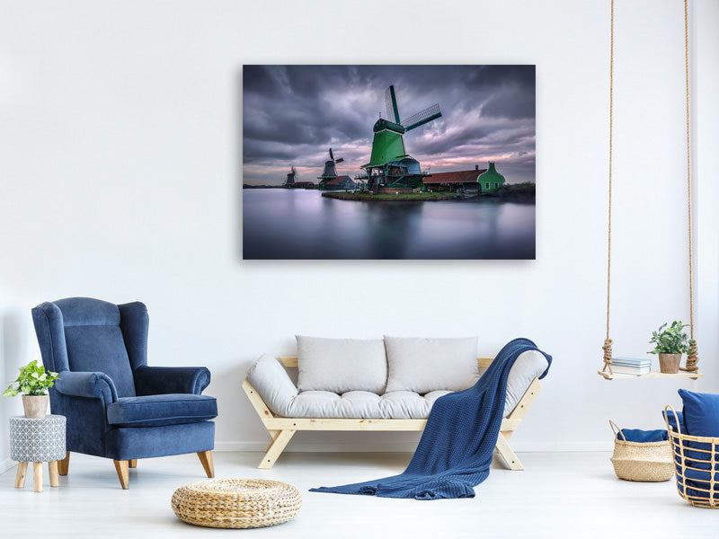 canvas-print-the-green-windmill