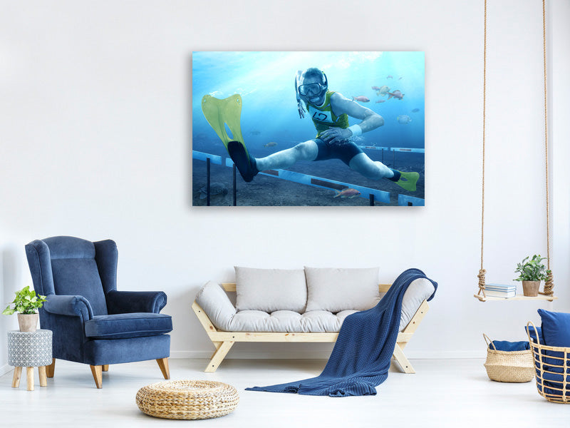 canvas-print-underwater-hurdling