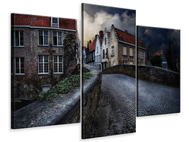 modern-3-piece-canvas-print-an-evening-in-bruges