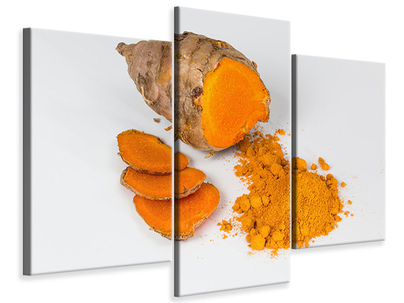 modern-3-piece-canvas-print-fresh-turmeric