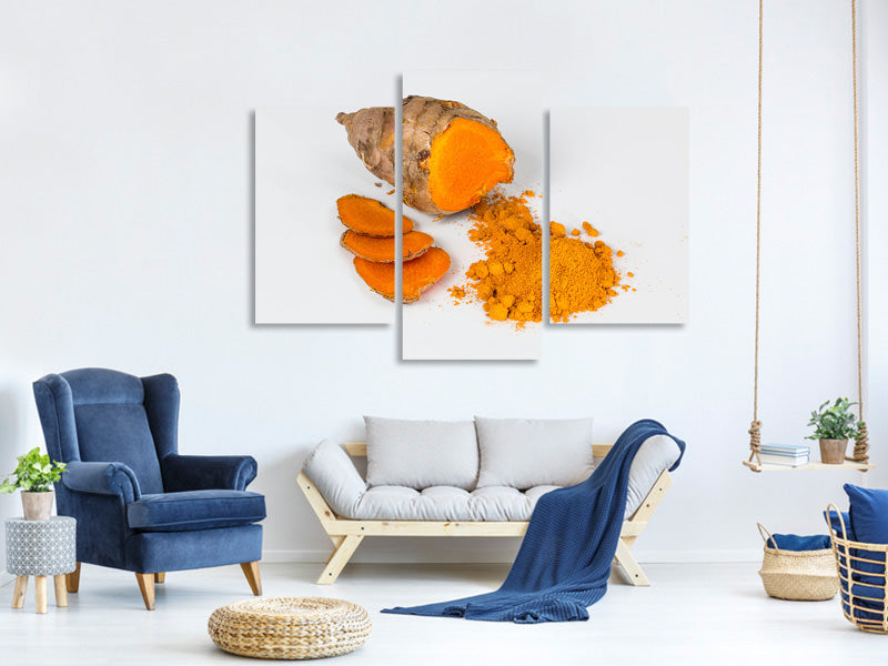 modern-3-piece-canvas-print-fresh-turmeric