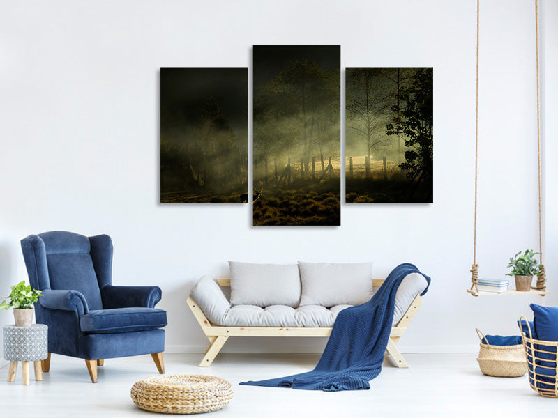 modern-3-piece-canvas-print-misty-morning-ii