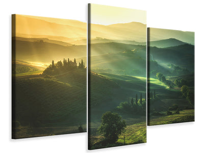 modern-3-piece-canvas-print-tuscany-val-dorcia-sunrise