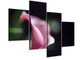 modern-4-piece-canvas-print-calla-in-purple