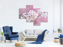 modern-4-piece-canvas-print-cherry-blossoms-xxl