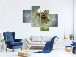 modern-4-piece-canvas-print-dandelion-close-up