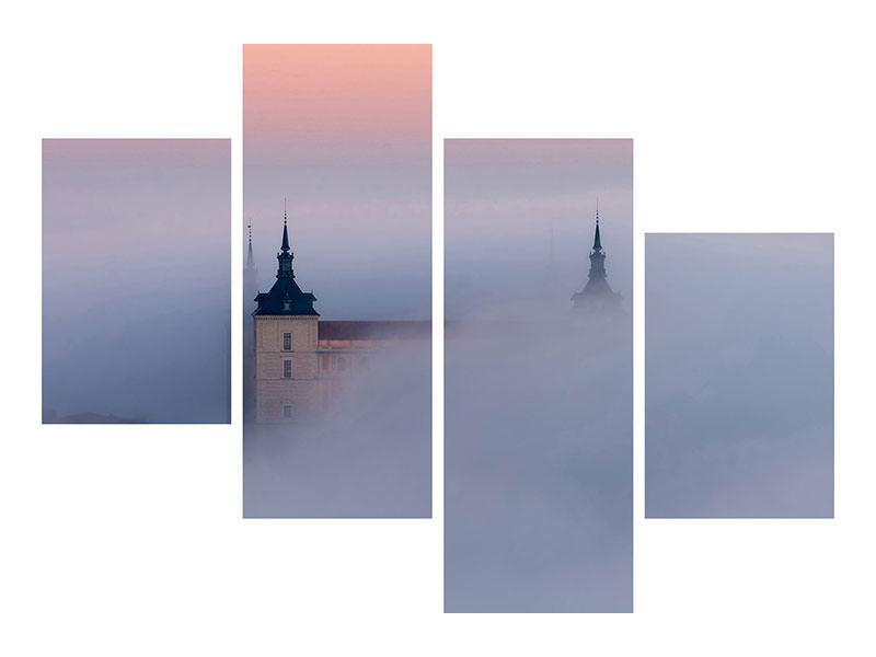 modern-4-piece-canvas-print-fireworks-in-the-fog