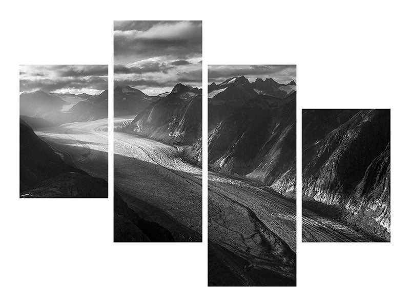 modern-4-piece-canvas-print-gilkey-icefield