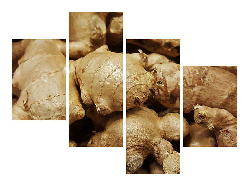 modern-4-piece-canvas-print-ginger-tubers