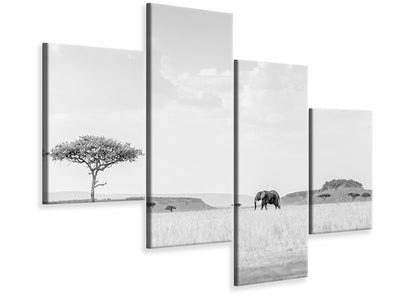 modern-4-piece-canvas-print-high-key-savannah