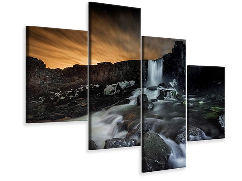 modern-4-piece-canvas-print-iceland-a