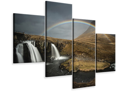 modern-4-piece-canvas-print-kirkjufell-iceland