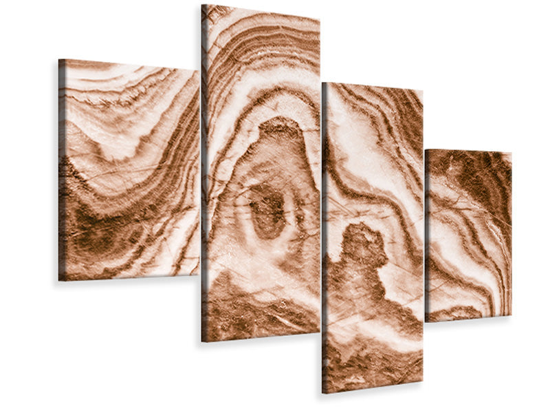 modern-4-piece-canvas-print-marble-in-sepia