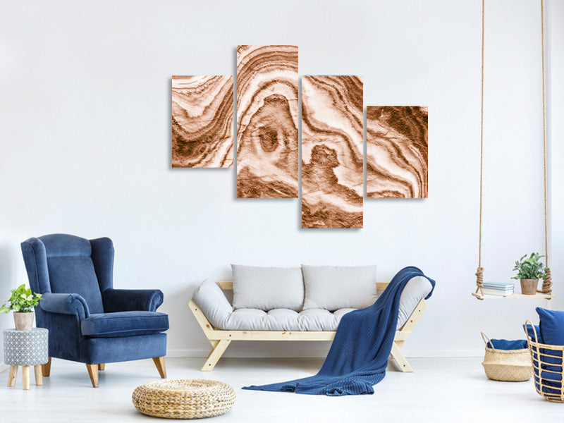 modern-4-piece-canvas-print-marble-in-sepia